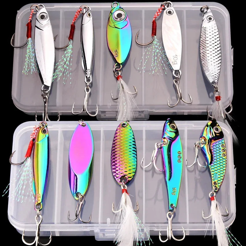 5PC Hard Metal Lure